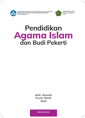 Pendidikan Agama Islam dan Budi Pekerti untuk SD/MI Kelas III